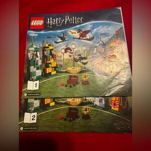 Lego Instruction Manual Book ONLY Harry Potter Quidditch Match (Set 75956).
